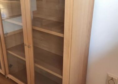 Vitrines sala Faia / Modulos prateleiras Habitat