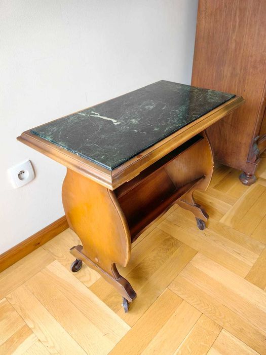Gazetnik marmur ława stolik