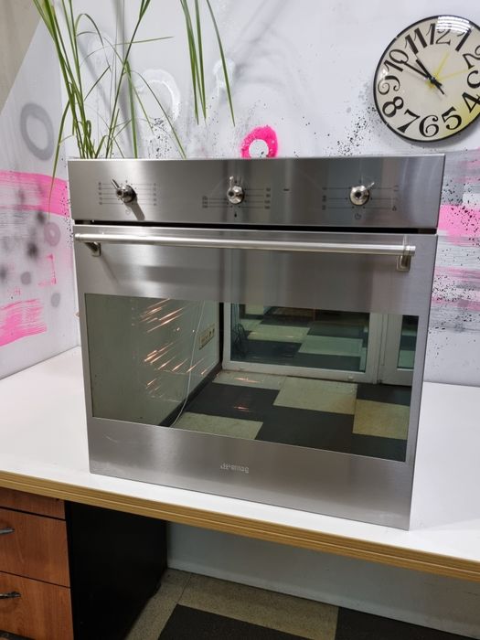 ТОП Smeg духова шафа духовка пічка духовой шкаф Smeg SC381X Italy