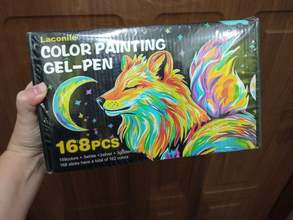 Długopisy żelowe Languo 168 sztuk