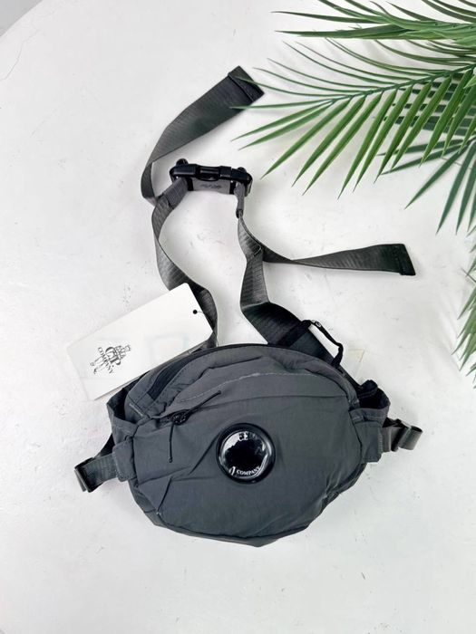 Бананка CP Company/ сумка месенджер сп компані чорна/ зелена/ сіра