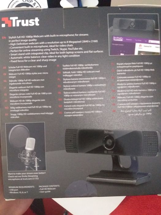 Webcam para streams como nova.