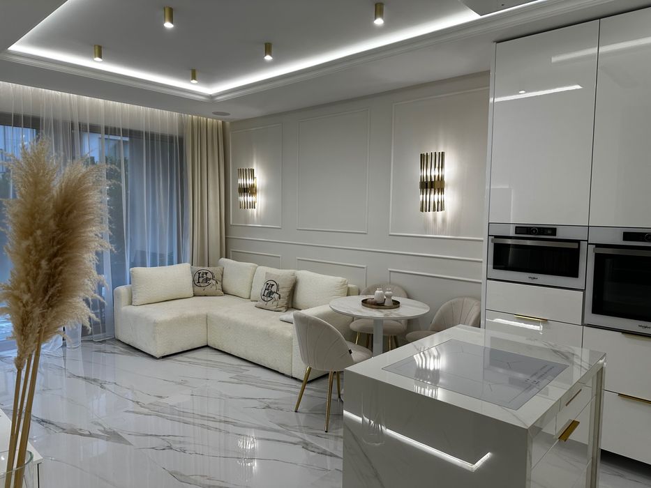 Gdańsk Brzezno przy plaży z ogrodem Polsat Plus Arena