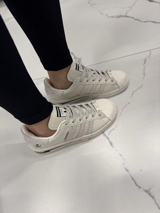 Adidas Superstar x Neighborhood White Black