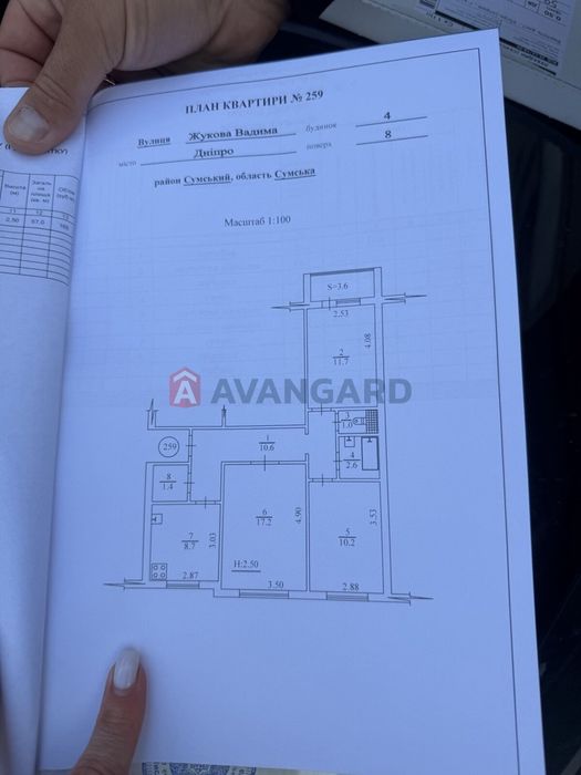 Продам чудову 3-и кімнатну квартиру на Ж/м Фрунзенский, всі кімнати окремі.