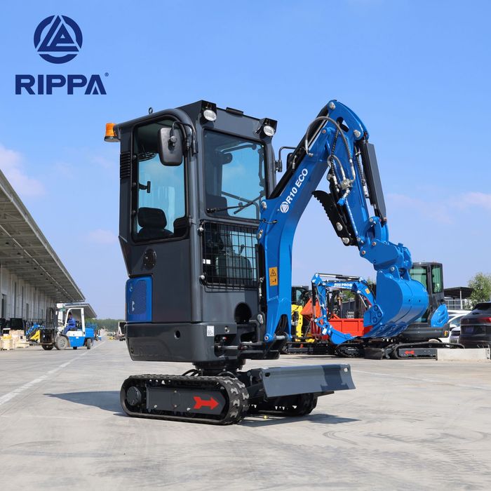Міні екскаватор Rippa R10 ECO CAB (Kubota Z482 8.2 kW). Заводська кабіна. Оригінальний японський двигун. Гарантія 2 роки. Сервіс. Обладнання