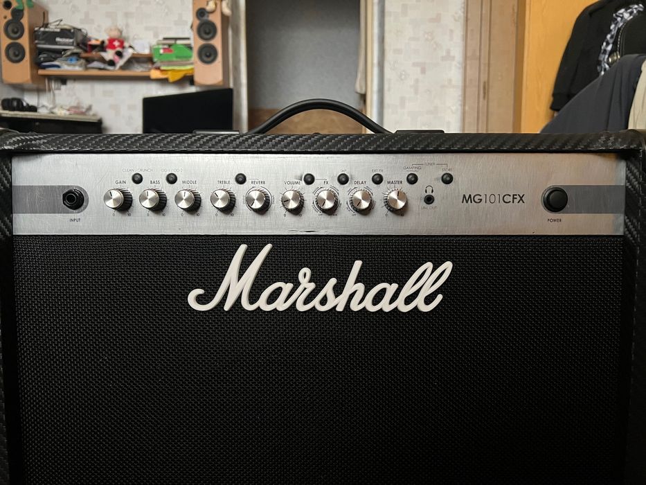 Комбопідсилювач для гітари Marshall MG101CFX 100W