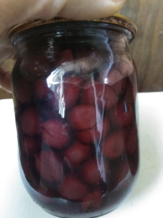 Варенье с персика и черешни