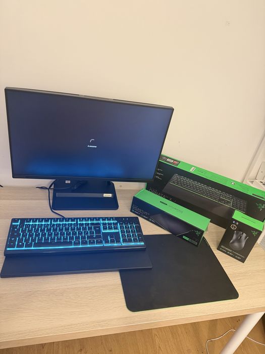 Computador lenovo ALL IN ONE + KIT GAMER RAZER