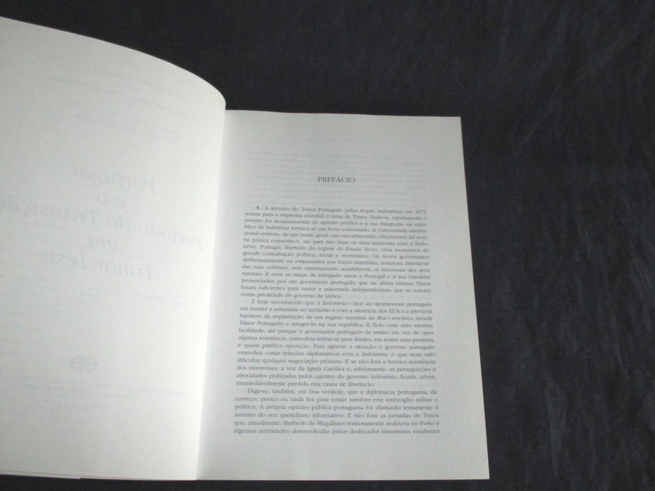Livro Portugal e o Período de Transição em Timor Leste