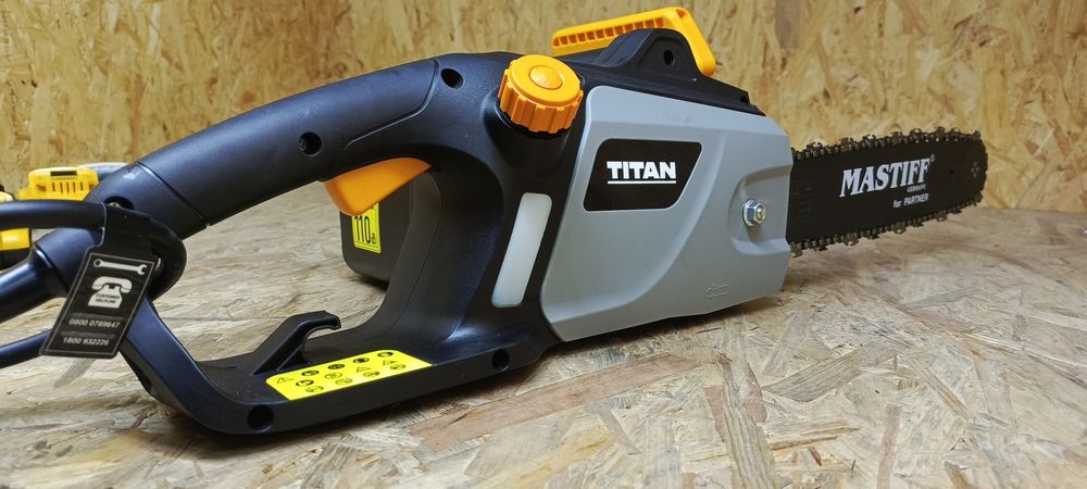 Nieużywana piła łańcuchowa elektryczna pilarka