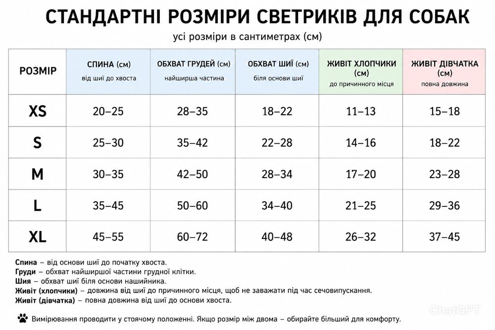 Вязані речі для собак