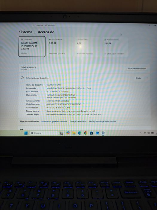 Portátil Dell G7 7588
