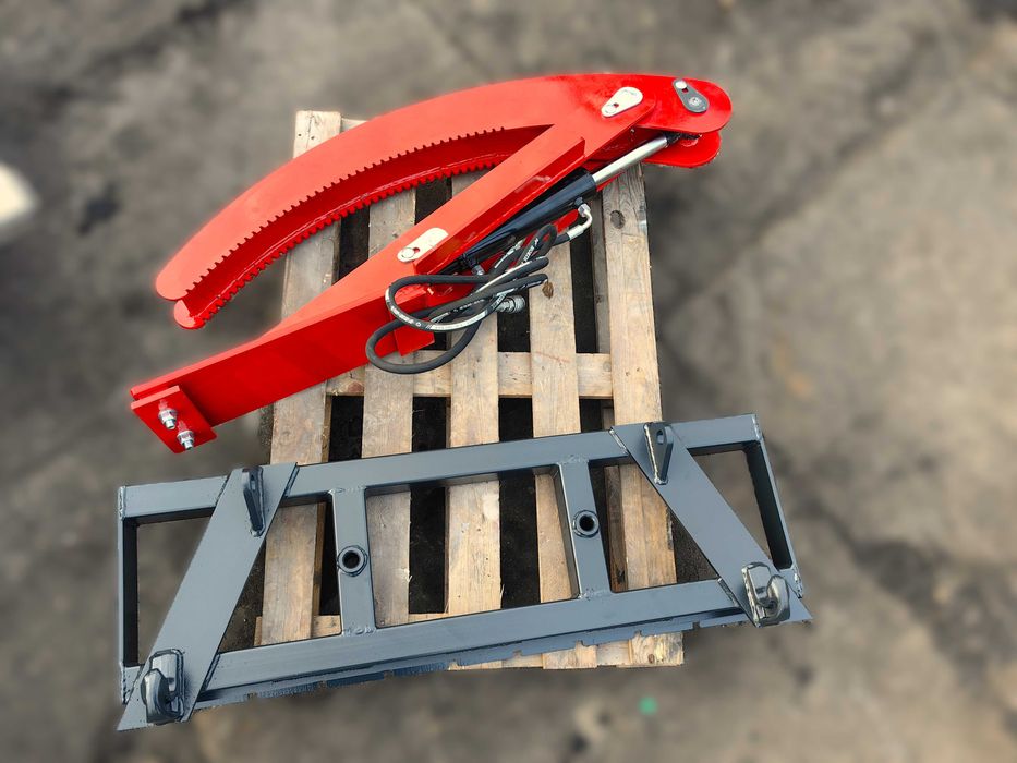 PAZUR CHWYTAK DO DREWNA teleskopowy na ramkę paleciaka wózek widłowy