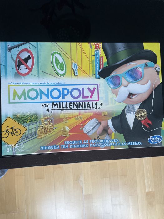 Jogo Monopólio versão Millennials