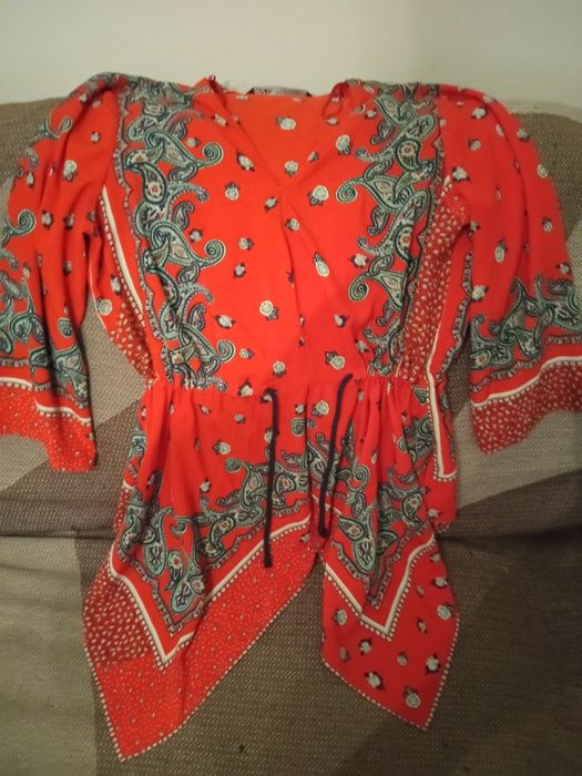 Túnica Estampada Marca Zara