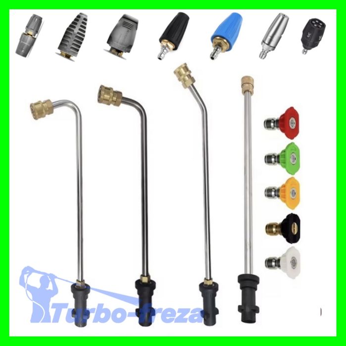 Грязьова фреза роторна турбо насадка до мийки Керхер K2 K3 K4 K5 K6 К7