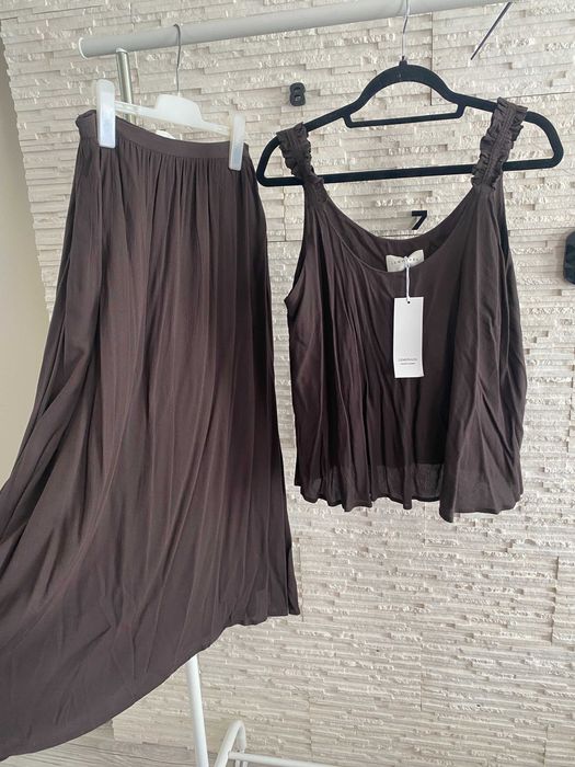 Lemonada nowy set spódnica maxi + top czekolada