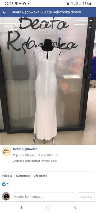 Suknia wieczorowa, Beata Rębowska