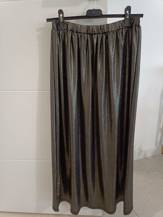 Spódnica złoto błyszcząca