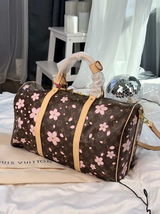 Сумка Louis Vuitton Keepall Bandoulière 45 Monogram Takashi Murakami