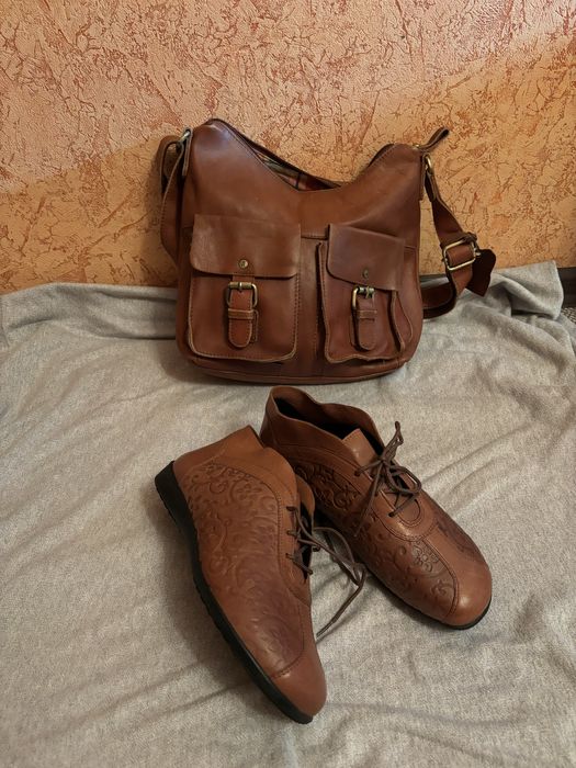 Rowallan шкіряна сумка шопер  30ʼ35