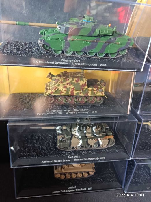 Czołgi w skali 1;72 Elegamos ,Deagostini 54zł/ za sztukę