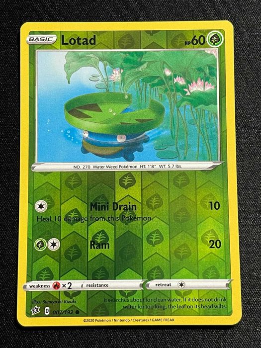 Carta Pokémon Lotad 7/192 Rebel Clash