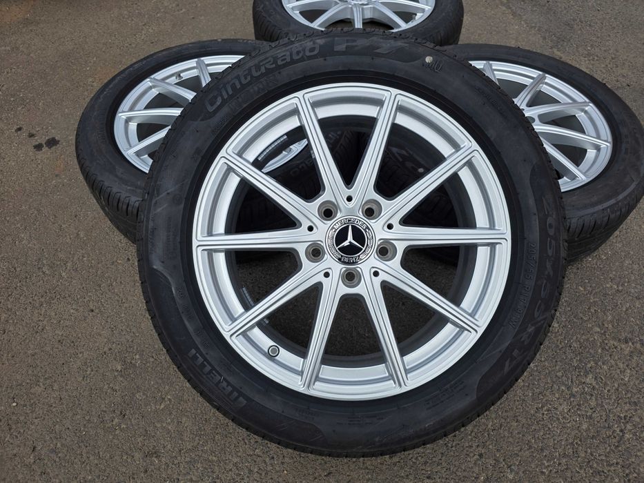 [L77] NOWE Koła letnie 17 Cali 5x112 Pirelli 205/55/17 Mercedes GLA GLB Et44 22r NOWE OPONY + czujniki
