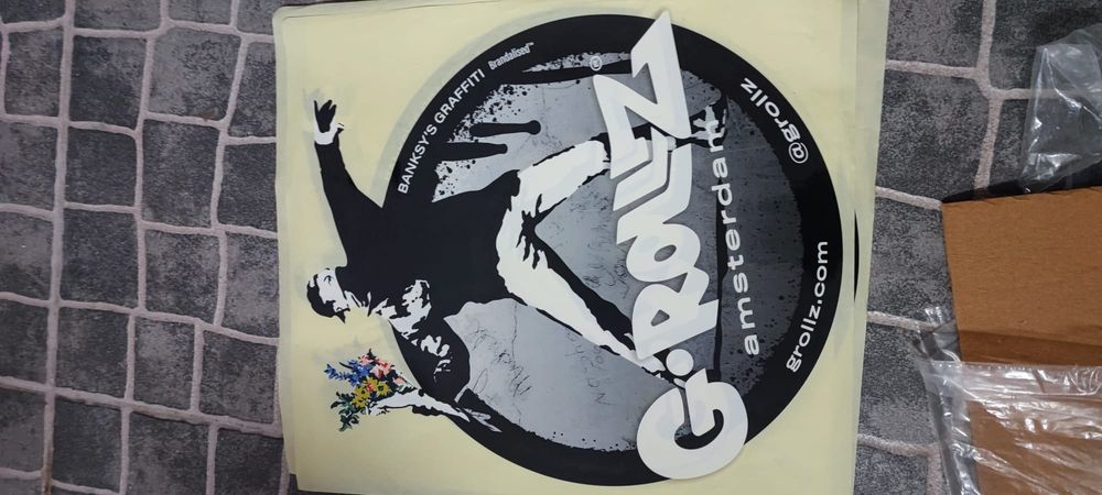 Pack 4 stickers grandes G-Rollz Amsterdam
