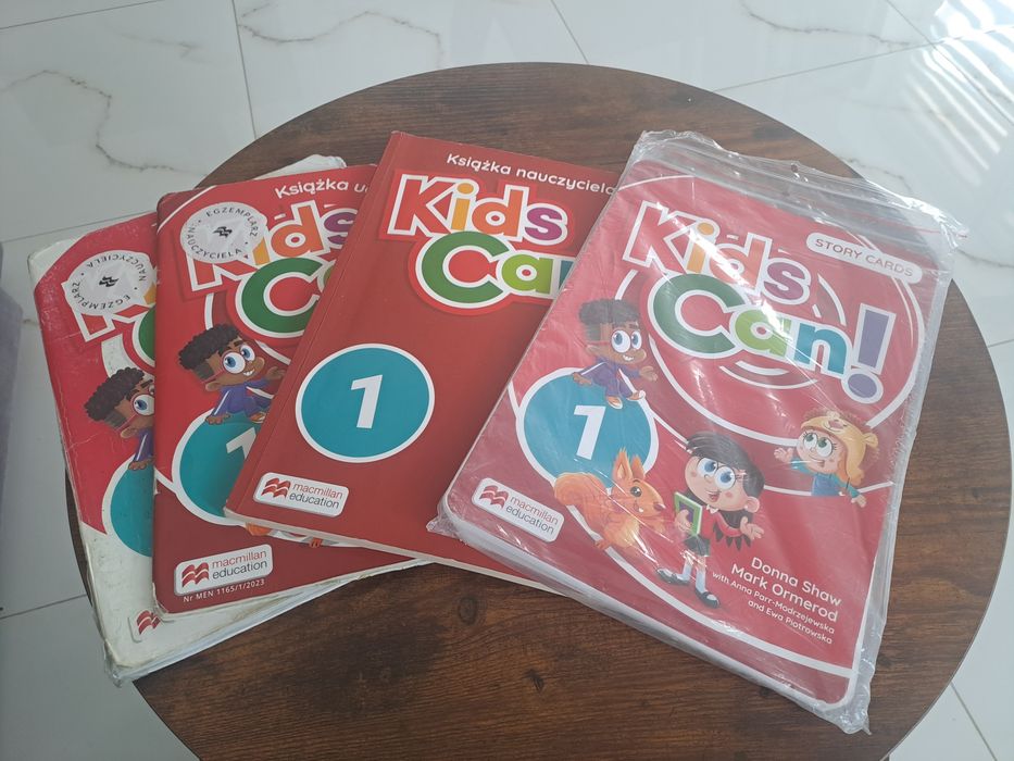 Kids Can 1 Zestaw -Książka nauczyciela,3 płyty CD, story cards,