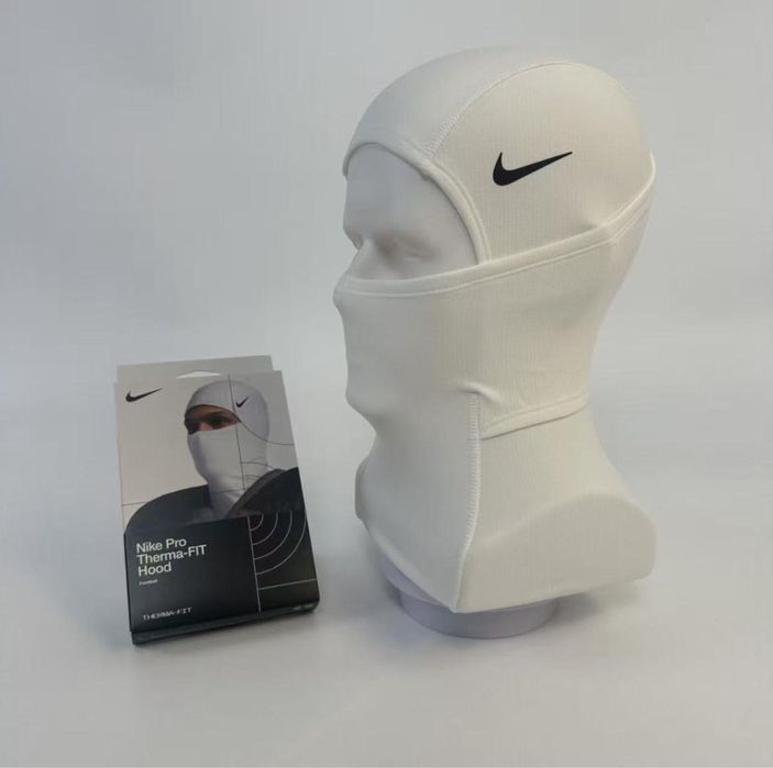 Nike Pro Therma-Fit Hood | Balaclava branca | Ski Mask