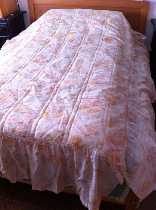 coberta para cama de casal acolchoada