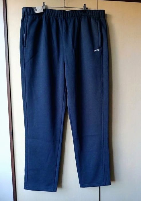 4XL 5XL пояс 54 см Чоловічі спортивні штани Slazenger  батал на флісі довжина 118 см