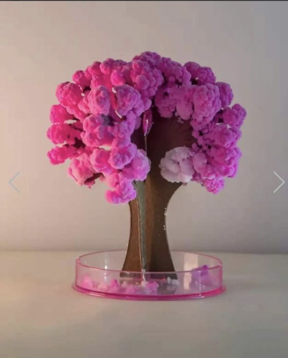 Чарівне зростаюче дерево з паперу Сакура Magic Sakura Штучна квітка са