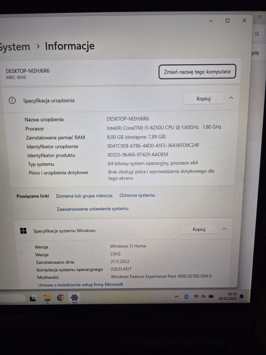 Laptop HUAWEI MateBook 15.6"
