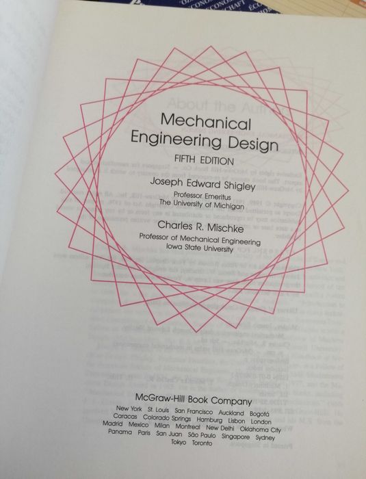 Mechanical Engineering Design, McGrawHill, 5.ª edição