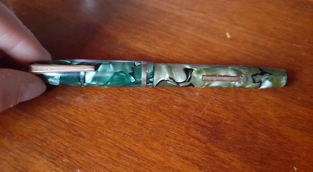 Caneta Verde de Tinta Permanente