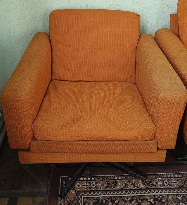 Fotele obrotowe PRL 2szt