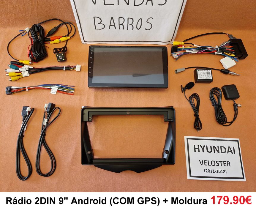 Rádio 2DIN • HYUNDAI • IX-35 • Tucson • Kauai • Veloster • Android