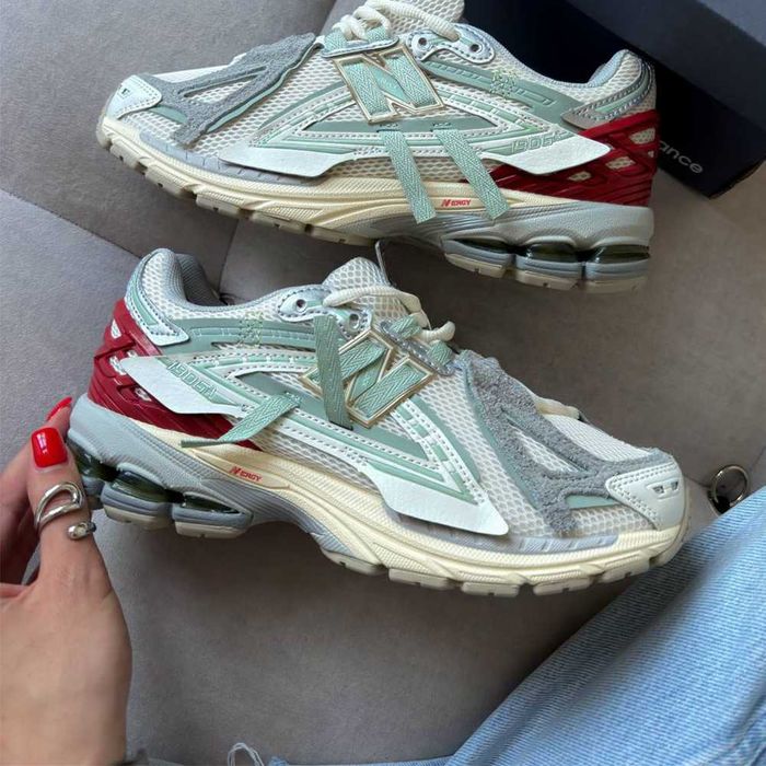 Кросівки New Balance 1906A Sea Salt Lone Star Grey | кроси Ню Беленс 1906А кремового кольору текстиль