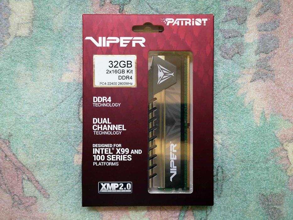 Оперативна пам'ять  DDR4 Patriot Viper Elite  32 Gb (2x16Gb) 2800 MHz