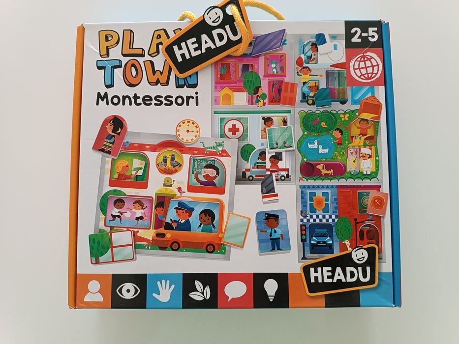 Jogo play town Montessori da headu