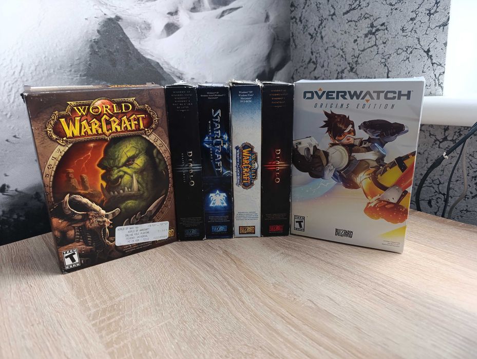 Ціна за все. ПК Ліцензія, ПК Ігри Blizzard. Overwatch, Diablo 3, Starcraft World of Warcraft