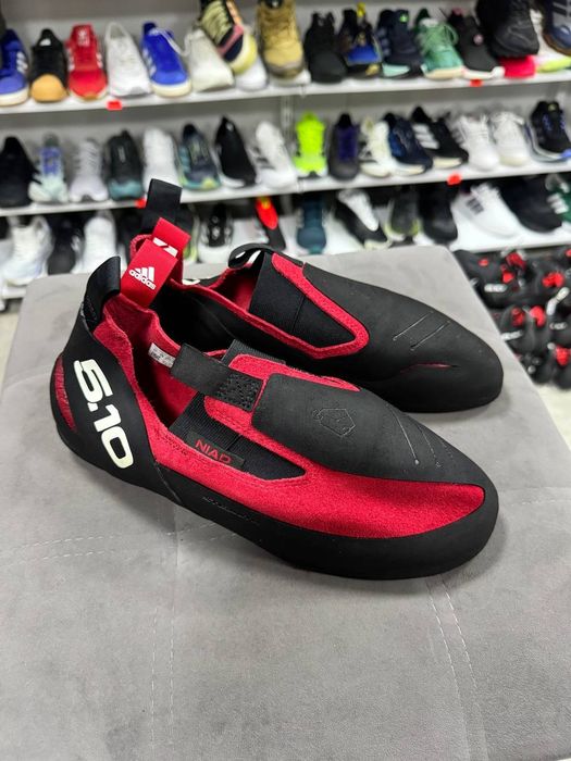 ОРИГІНАЛ 100% Кросівки Скельники Adidas Five Ten Niad Moccasym Climbing Shoes Black/Red Fw2853 47