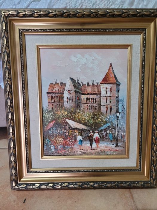 Quadro pintado à mão autor original