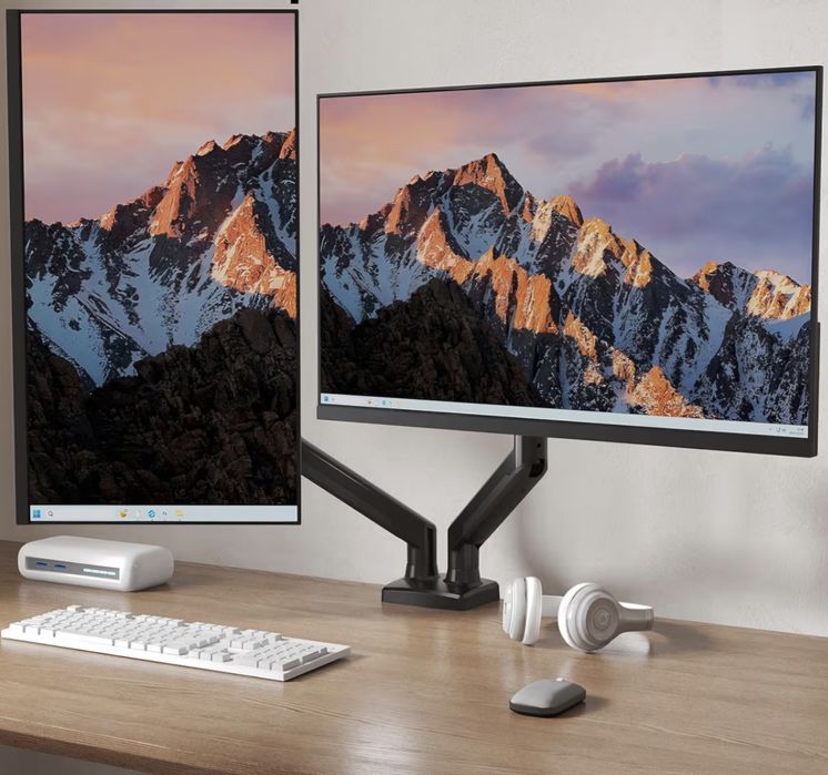 !! Uchwyt do 2 Monitorów 13-32" Super Jakość PREMIUM!!