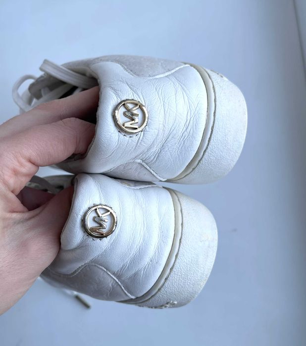 Шкіряні кеди кросівки Michael Kors 36-37 р. оригінал, кожаные кеди