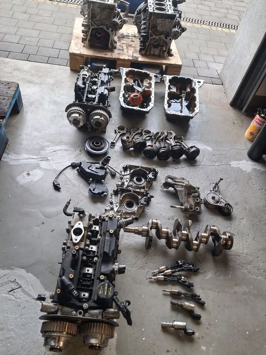 Silnik ford 1.6 ecoboost części głowica wał tłok korbowód miska blok