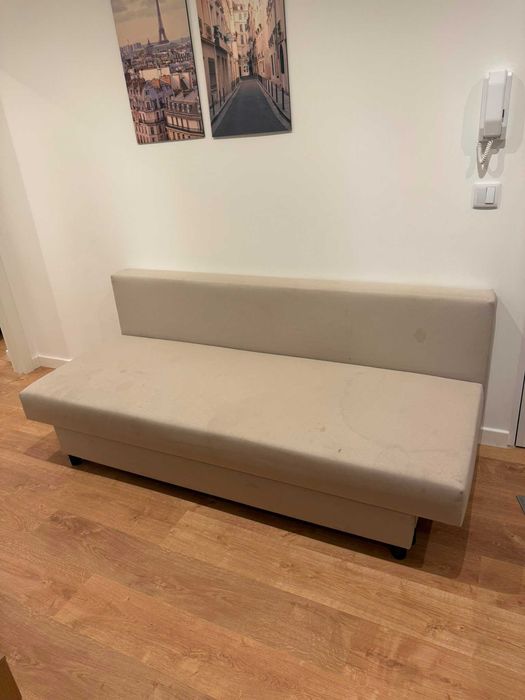 Sofá-cama de 3 lugares - GRÁTIS (só levantar no local)